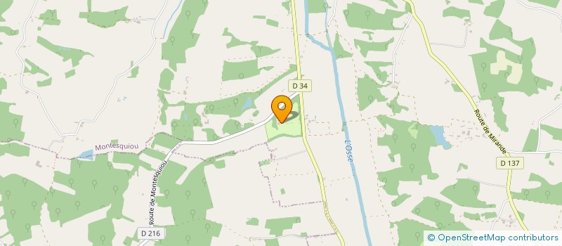 localisation de l'entreprise SOCIETE CHATEAU DU HAGET  MONTESQUIOU
