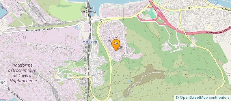 localisation de l'entreprise SOCIETE CHAUDRONNERIE ET MAINTENANCE INDUSTRIELLE à MARTIGUES