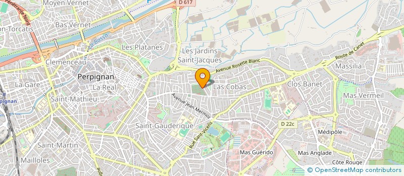 localisation de l'entreprise SOCIETE CHAUFFAGE SANITAIRE CATALAN à PERPIGNAN