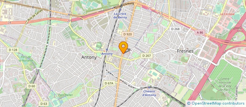 localisation de l'entreprise SOCIETE CHAUSSURES MICHEL à ANTONY