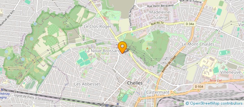 localisation de l'entreprise SOCIETE CHELLOISE DE SERVICES  CHELLES