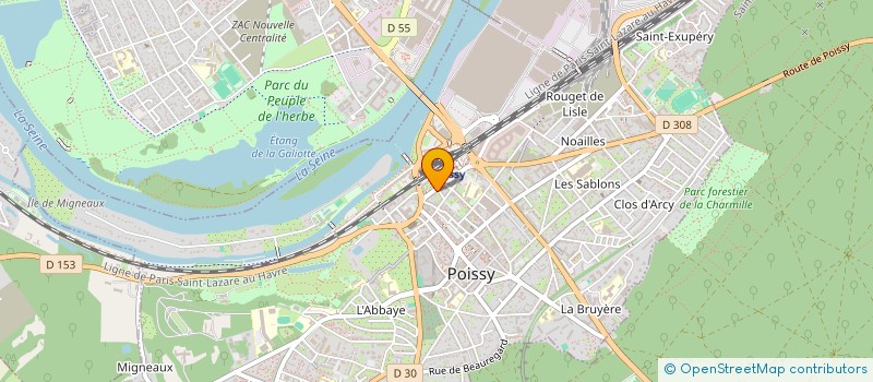 localisation de l'entreprise SOCIETE CHEMCO FRANCE à POISSY