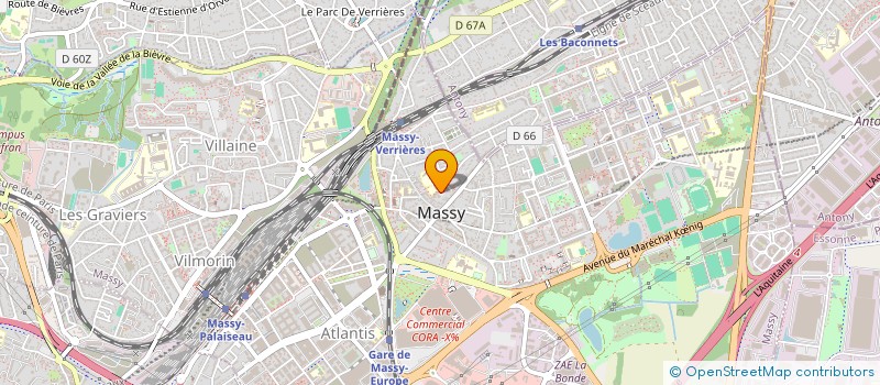 localisation de l'entreprise SOCIETE CHEZE à MASSY