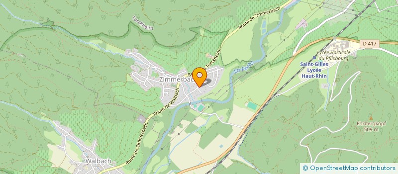 localisation de l'entreprise SOCIETE CHIROPRATIQUE DU VIGNOBLE  ZIMMERBACH