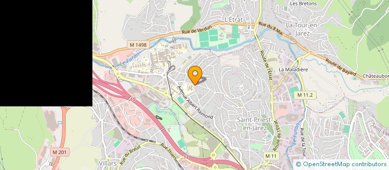 localisation de l'entreprise SOCIETE CHIRURGICALE HACINI SOHRIA  SAINT-ETIENNE