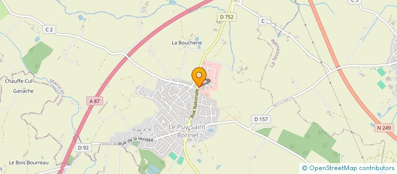 localisation de l'entreprise SOCIETE CHOLET DISTRIBUTION à CHOLET