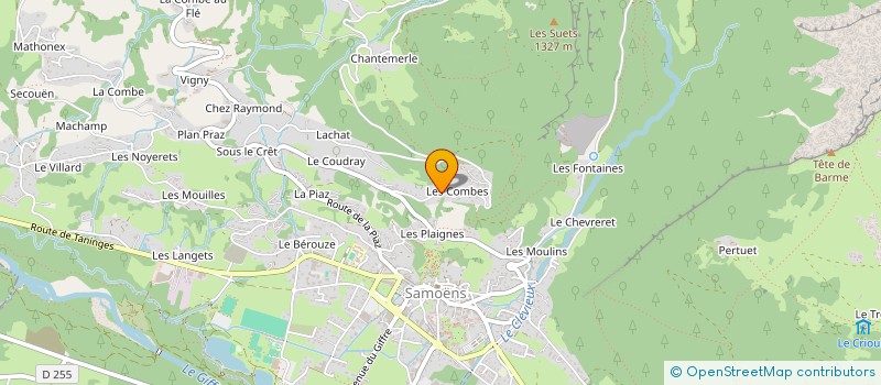 localisation de l'entreprise SOCIETE CHOMOSSA à SAMOENS