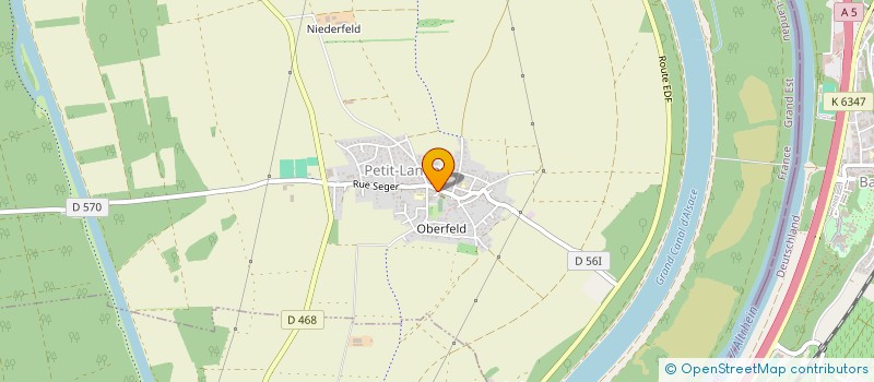 localisation de l'entreprise SOCIETE CHORALE ECHO DU RHIN DE PETIT LANDAU  PETIT-LANDAU