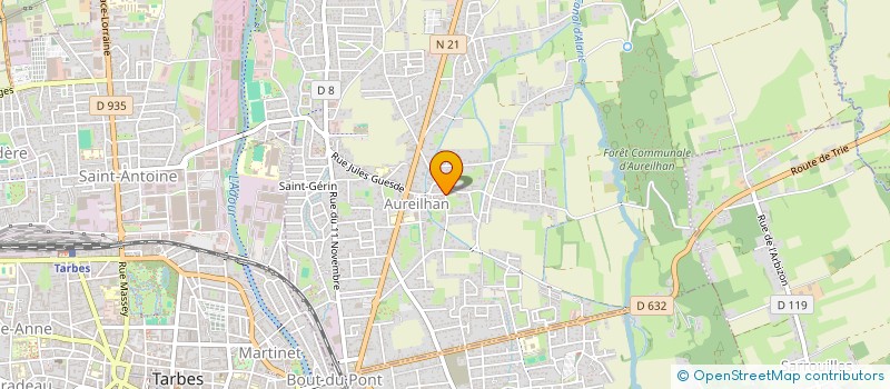 localisation de l'entreprise SOCIETE CHORALE ET CAVALCADE D'AUREILHAN  AUREILHAN