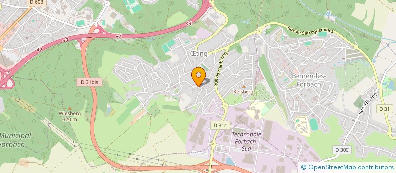 localisation de l'entreprise SOCIETE CHORALE ''LES AMIS''  TING