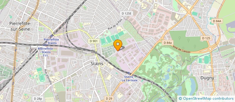 localisation de l'entreprise SOCIETE CHOUETTE TRANSPORTS à STAINS