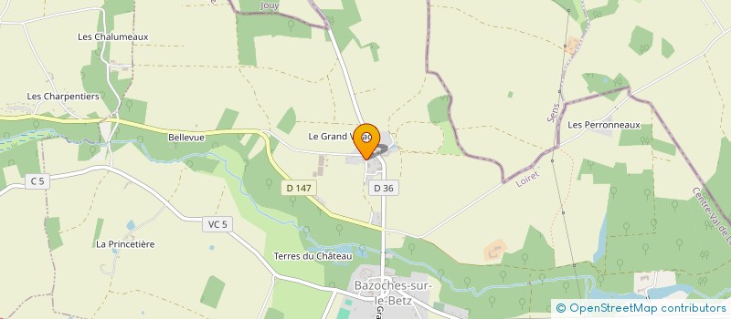 localisation de l'entreprise SOCIETE CHRISTEL PETITCOLLIN à BAZOCHES-SUR-LE-BETZ