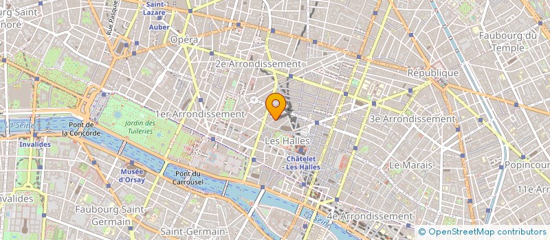 localisation de l'entreprise SOCIETE CHRISTIAN ELIZABE  PARIS