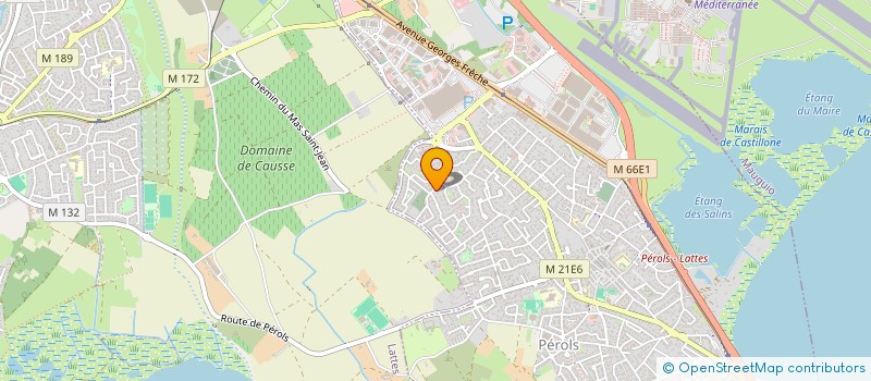 localisation de l'entreprise SOCIETE CHRISTIAN RAGE à PEROLS