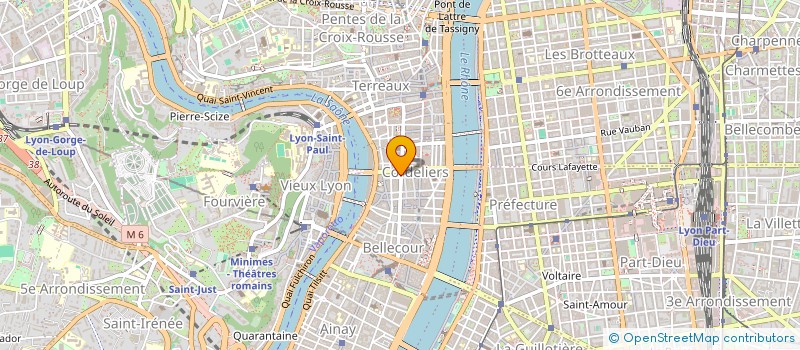 localisation de l'entreprise SOCIETE CHRISTOPHE BAUVEY  LYON