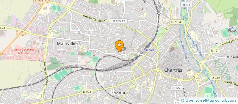 localisation de l'entreprise SOCIETE CHRISTOPHER à MAINVILLIERS