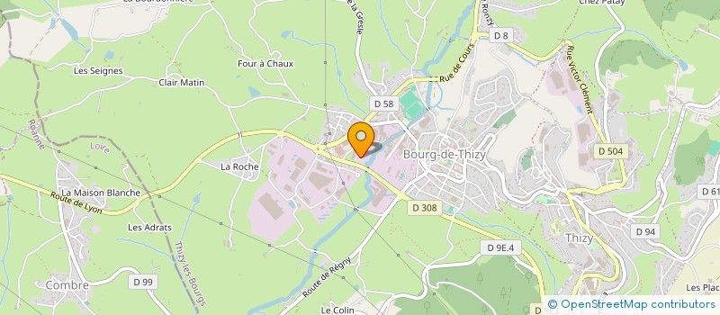 localisation de l'entreprise SOCIETE CHUZEVILLE  THIZY-LES-BOURGS