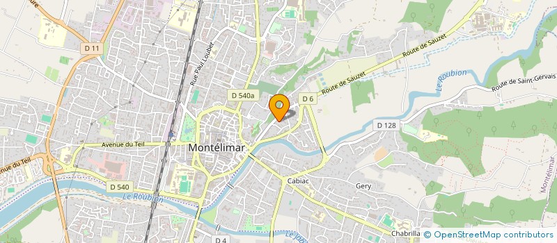 localisation de l'entreprise SOCIETE CIB à MONTELIMAR