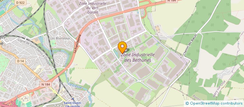 localisation de l'entreprise SOCIETE CIBLE à SAINT-OUEN-L'AUMONE