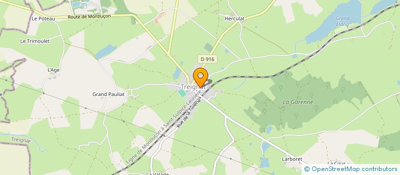 localisation de l'entreprise SOCIETE CICILE D EXPLOITATION AGRICOLE DE TEISSAT  QUINSSAINES