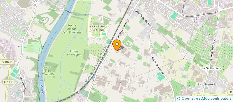 localisation de l'entreprise SOCIETE CICVILE IMMOBILIERE FLANDRE  SAINTE-GEMMES-SUR-LOIRE