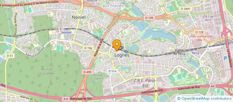 localisation de l'entreprise SOCIETE CIDELCEM à LOGNES
