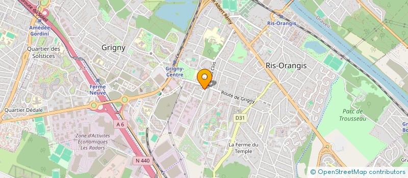 localisation de l'entreprise SOCIETE CIIVILE IMMOBILIERE RASY à RIS-ORANGIS