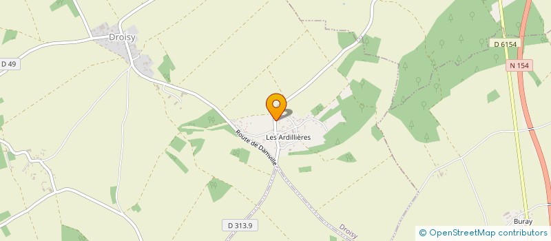 localisation de l'entreprise SOCIETE CILIE IMMOBILIERE LA POMMERAIE  DROISY