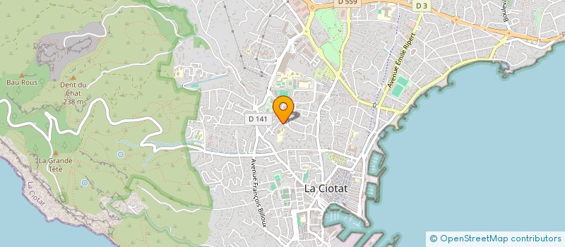 localisation de l'entreprise SOCIETE CIOTADENNE DU BATIMENT à LA CIOTAT