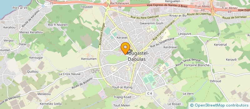 localisation de l'entreprise SOCIETE CIVIE GILLES BODIGER à PLOUGASTEL-DAOULAS
