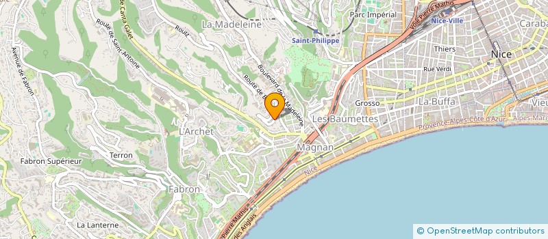 localisation de l'entreprise SOCIETE CIVIE IMMOBILIERE NAUTI AJA à NICE