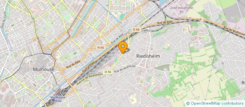 localisation de l'entreprise SOCIETE CIVIIE IMMOBILIERE EWEN  RIEDISHEIM