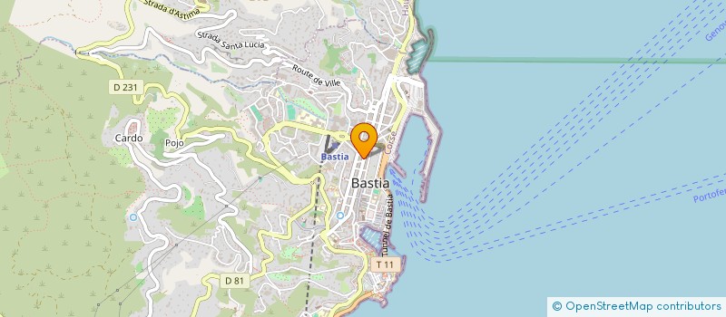 localisation de l'entreprise SOCIETE CIVIL DE MOYENS DES DOCTEURS RIAH ET GEORGIOU à BASTIA