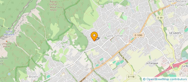 localisation de l'entreprise SOCIETE CIVIL DU COLLET  SAINT-ISMIER