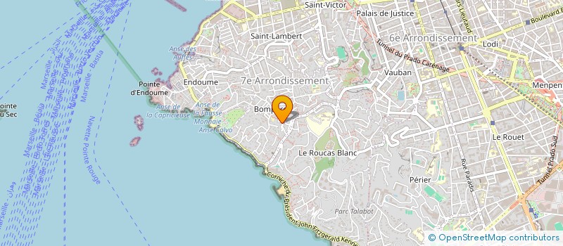 localisation de l'entreprise SOCIETE CIVIL IMMOBILIERE AUREVY à MARSEILLE