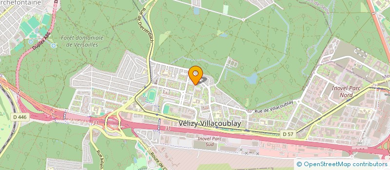 localisation de l'entreprise SOCIETE CIVIL IMMOBILIERE FAMILIALE HJH A CAPITAL VARIABLE  VELIZY-VILLACOUBLAY