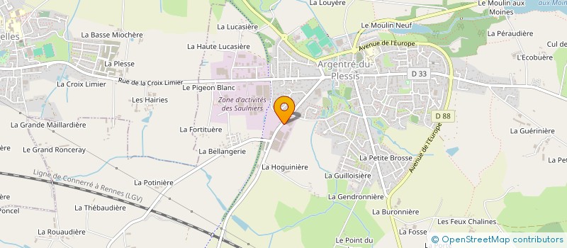 localisation de l'entreprise SOCIETE CIVIL IMMOBILIERE HENRI YONGMI  ARGENTRE-DU-PLESSIS