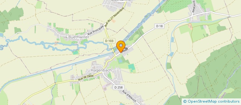 localisation de l'entreprise SOCIETE CIVIL IMMOBILIERE LA TUILERIE  HAGENBACH