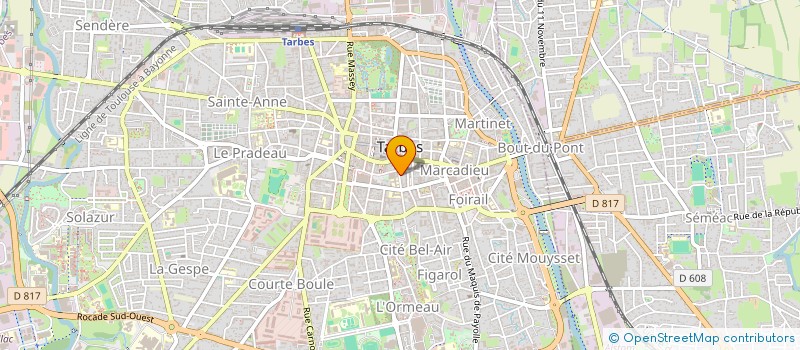 localisation de l'entreprise SOCIETE CIVILE 2C  TARBES