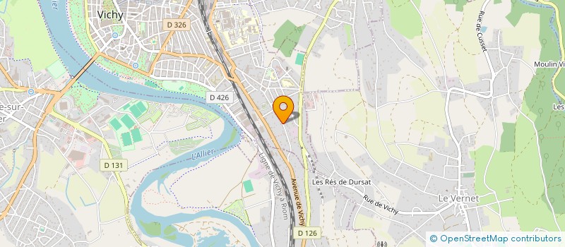 localisation de l'entreprise SOCIETE CIVILE à VICHY
