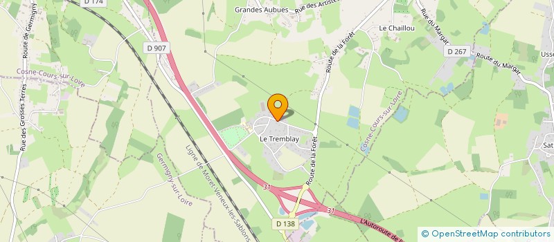 localisation de l'entreprise SOCIETE CIVILE 4 CHEMINEES  CHAULGNES