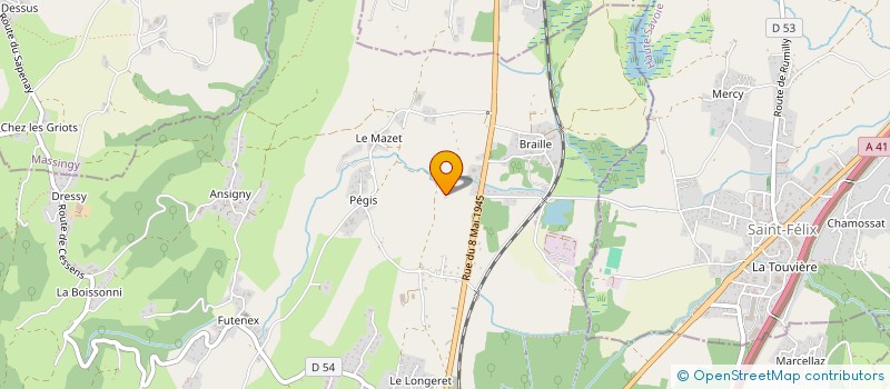 localisation de l'entreprise SOCIETE CIVILE 4AD  ENTRELACS