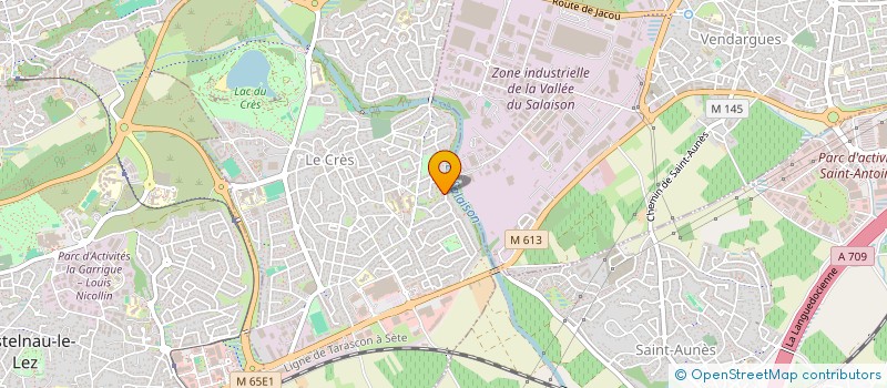 localisation de l'entreprise SOCIETE CIVILE 5R2J1N  LE CRES