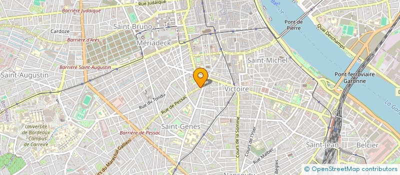 localisation de l'entreprise SOCIETE CIVILE 64 à BORDEAUX