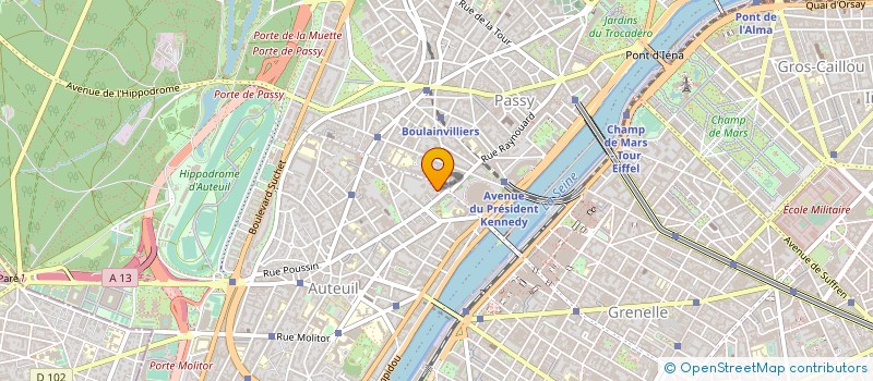 localisation de l'entreprise SOCIETE CIVILE 65 RUE LAURISTON  PARIS