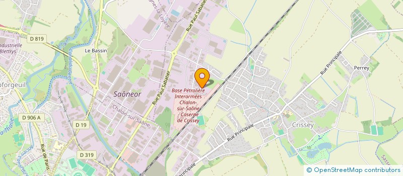 localisation de l'entreprise SOCIETE CIVILE 7 CHEMIN DE LA MENUSE  CRISSEY