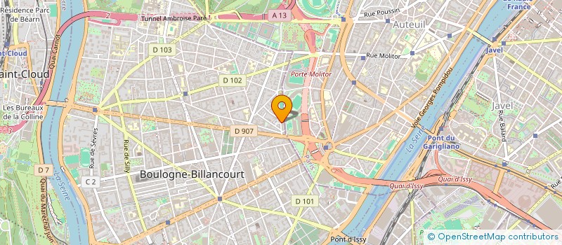 localisation de l'entreprise SOCIETE CIVILE 7EME TOURELLE à BOULOGNE-BILLANCOURT