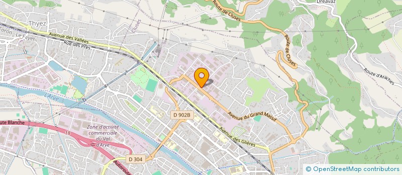 localisation de l'entreprise SOCIETE CIVILE 844  CLUSES