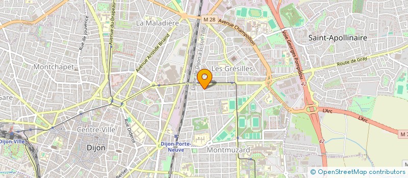 localisation de l'entreprise SOCIETE CIVILE A CAPITAL VARIABLE ALGAN à DIJON