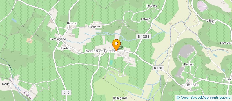 localisation de l'entreprise SOCIETE CIVILE A ET S DUCHESNE  NAUJAN-ET-POSTIAC